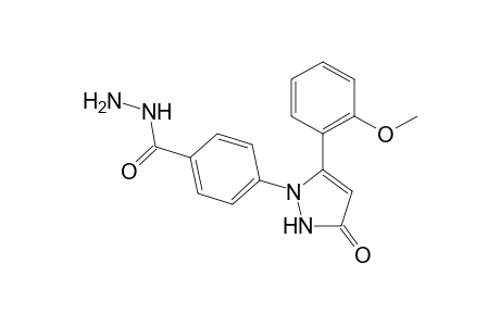 4-(5-(2-Methoxyphenyl)-3-oxo-2,3-dihydropyrazol-1-yl)benzohydrazide