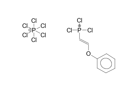 (E)-VINYL-PHENYLETHER-TRICHLOROPHOSPHONIUM-HEXACHLOROPHOSPHORATE