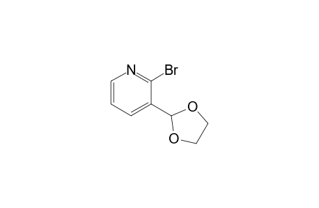 2-Bromanyl-3-(1,3-dioxolan-2-yl)pyridine