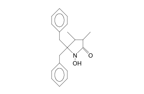 cis-5,5-Dibenzyl-1-hydroxy-3,4-dimethyl-pyrrolidin-2-one