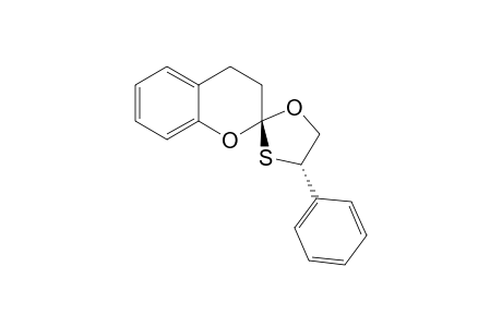 (2S,4'S)-3,4-dihydro-4'-phenylspiro[1-benzopyran-2'(2H),2-[1,3]oxathiolane]