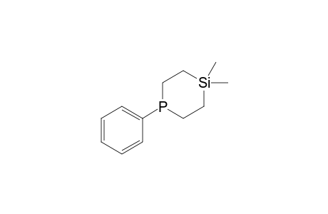 1,4-Phosphasilacyclohexane, 4,4-dimethyl-1-phenyl-