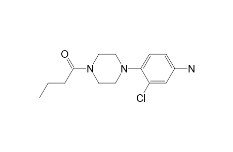 1-[4-(4-Amino-2-chlorophenyl)piperazin-1-yl]butan-1-one