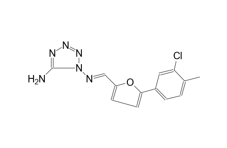 N~1~-{(E)-[5-(3-chloro-4-methylphenyl)-2-furyl]methylidene}-1H-tetraazole-1,5-diamine
