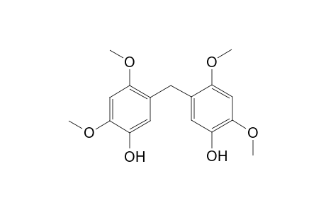 5,5'-diacetoxy-2,2',4,4'-tetramethoxydiphenylmethane-5,5'-diol
