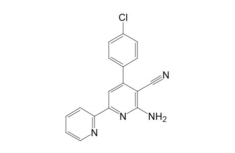 6-amino-4-(4-chlorophenyl)-[2,2'-bipyridine]-5-carbonitrile