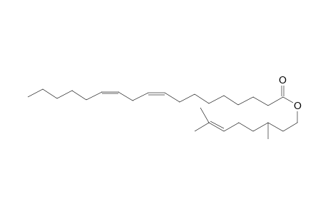 (9Z,12Z)-3,7-Dimethyloct-6-en-1-yl octadeca-9,12-dienoate