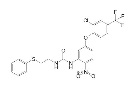 Urea, N-[5-[2-chloro-4-(trifluoromethyl)phenoxy]-2-nitrophenyl]-N'-[2-(phenylthio)ethyl]-