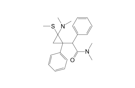 2-(2-Dimethylamino-2-methylthio-1-phenylcyclopropyl)-N,N-dimethyl-2-phenylacetamide