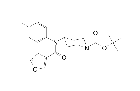 tert-Butyl-4-[(4-fluorophenyl)(furan-3-carbonyl)amino]piperidine-1-carboxylate