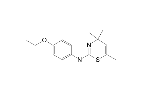 4,4,6-Trimethyl-2-[p-ethoxyphenylamino]-4H-1,3-thiazine