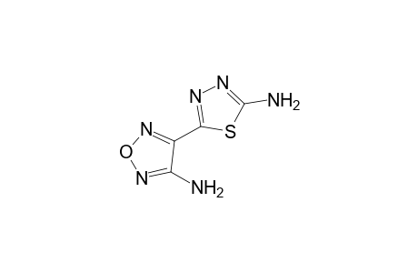 4-(5-AMINO-1,3,4-THIADIAZOL-2-YL)-1,2,5-OXODIAZOLE-3-AMINE