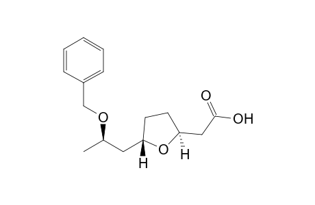 [5-(2-Benzyloxypropyl)tetrahydrofuran-2-yl]acetic acid