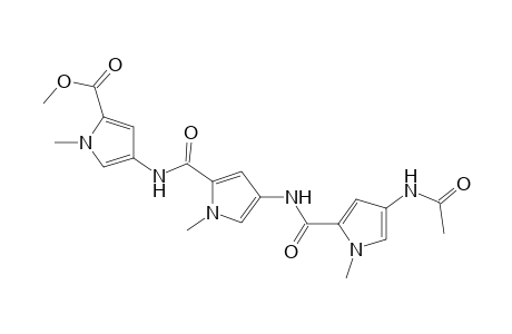 Methyl 4-{4-[[4-(Acetylamino)-1-methylpyrrol-2-yl]carbonylamino]-1-methylpyrrol-2-yl-carbonylamino}-1-methylpyrrole-2-carboxylate