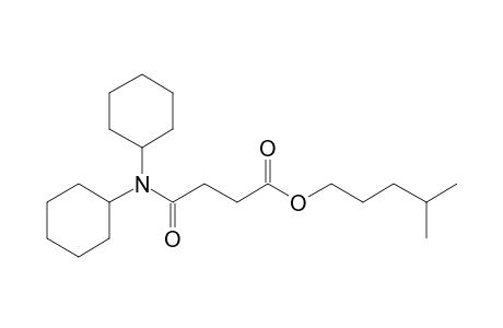 Succinic acid, monoamide, N,N-dicyclohexyl-, isohexyl ester