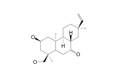 2.beta.,18-Dihydroxy-7-oxo-9,13-epi-ent-pimara-15-ene