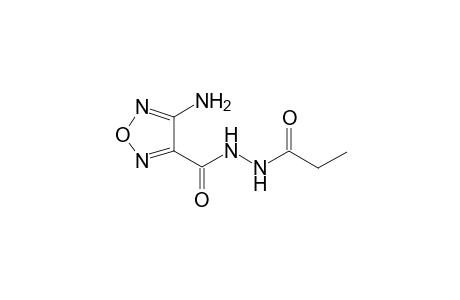 Furazan-3-carbohydrazide, 4-amino-N2-(1-oxopropyl)-
