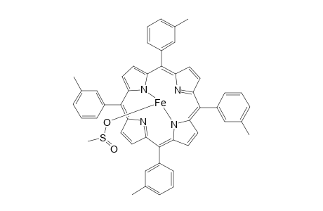 Iron, (methanesulfinato-o)[5,10,15,20-tetrakis(3-methylphenyl)-21H,23H-porphinato(2-)-N21,N22,N23,N24]-, (sp-5-12)-