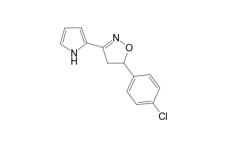 4,5-Dihydro-5-(p-chlorophenyl)-3-(1H-pyrrol-2'-yl)isoxazole