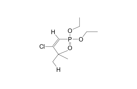 DIETHYL E-2-CHLORO-2-TERT-BUTYLVINYLPHOSPHONATE