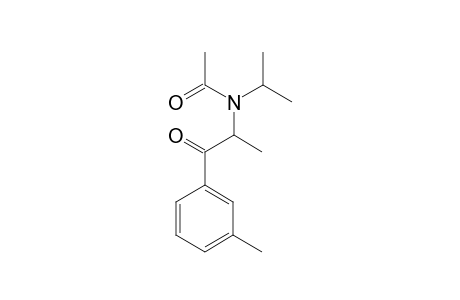 N-iso-Propyl-1-(3-methylphenyl)-2-aminopropan-1-one ac