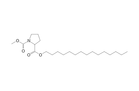 L-Proline, N-methoxycarbonyl-, pentadecyl ester