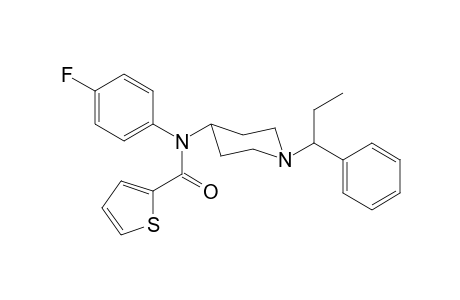 N-4-Fluorophenyl-N-[1-(1-phenylpropyl)piperidin-4-yl]thiophene-2-carboxamide