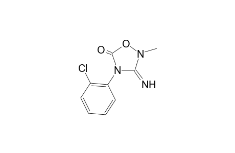 3-Azanylidene-4-(2-chlorophenyl)-2-methyl-1,2,4-oxadiazolidin-5-one