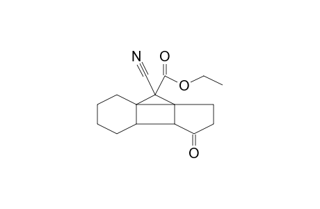 Tetracyclo[7.3.0.0(3,8).0(1,3)]dodecan-10-one, 2-.alpha.-carboethoxy-2-.beta.-cyano-, (cis,syn,cis)
