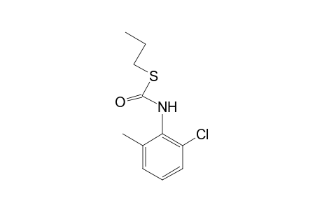 2-chloro-6-methylthiocarbanilic acid, S-propyl ester