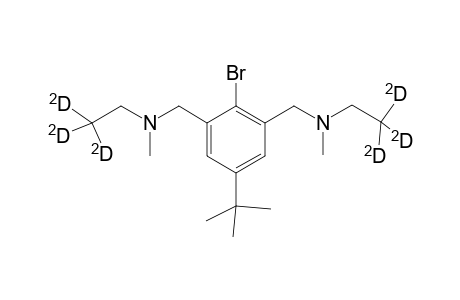 2,6-Bis(methyl(ethyl-2,2,2-D3)aminomethyl)-4-(1,1-dimethylethyl)-bromobenzene