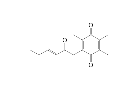 (E)-2-(2-Hydroxyhex-3-enyl)-3,5,6-trimethyl[1.4]benzoquinone