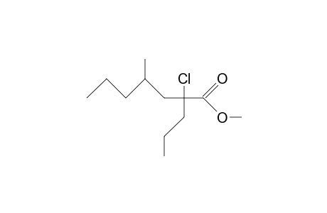 2-PROPYL,4-METHYL,2-CHLOROHEPTANOIC ACID METHYLESTER