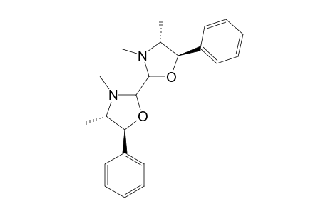 (4R*,4'R*,5R*,5'R*)-5,5'-DIPHENYL-3,3',4,4'-TETRAMETHYL-2,2'-BIOXAZOLIDINE;MEZO