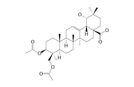 3-BETA,24-DIACETOXY-19-ALPHA-HYDROXYOLEAN-12-ENE-28-OIC_ACID