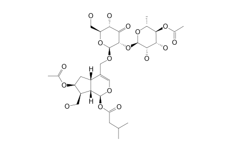 7-O-ACETYLPATRIONOSIDE-AGLYCONE-11-O-[4''-O-ACETYL-ALPHA-L-RHAMNOPYRANOSYL-(1->2)-BETA-D-RIBOHEXO-3-ULOPYRANOSIDE]