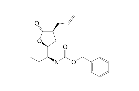 (3S,5S,1'S)-5-[1-(Benzyloxycarbonylamino)-2-methylpropyl]-3-prop-2-enyl-4,5-dihydro-2(3H)-furanone