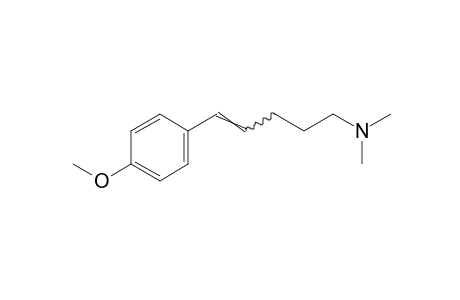 N,N-dimethyl-5-(p-methoxyphenyl)-4-pentenylamine