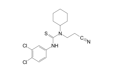 1-(2-cyanoethyl)-1-cyclohexyl-3-(3,4-dichlorophenyl)-2-thiourea