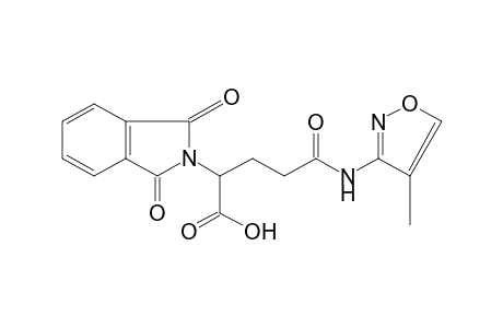 1,3-dioxo-alpha-{2-[(4-methyl-3-isoxazolyol)carbamoyl]ethyl}-2-isoindolineacetic acid