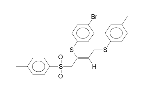 (Z)-1-(4-METHYLPHENYL)SULPHONYL-2-(4-BROMOPHENYL)-4-(4-METHYLPHENYL)THIO-2-BUTENE