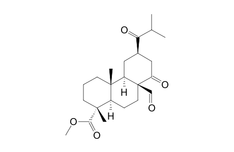 METHYL-(1R-(1-ALPHA,4A-BETA,4B-ALPHA,6-BETA,8A-BETA,10A-ALPHA))-8A-FORMYL-1,4A-DIMETHYL-6-(2-METHYL-1-OXOPROPYL)-8-OXO-PERHYDRO-1-PHENANTHR