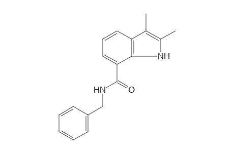 N-benzyl-2,3-dimethylindole-7-carboxamide