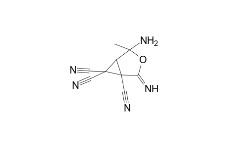 4-amino-2-imino-4-methyl-3-oxabicyclo[3.1.0]hexane-1,6,6-tricarbonitrile