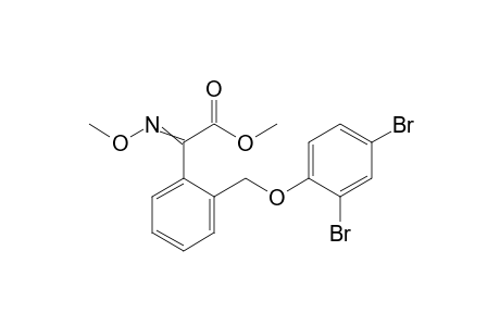 Benzeneacetic acid, 2-[(2,4-dibromophenoxy)methyl]-alpha-(methoxyimino)-, methyl ester