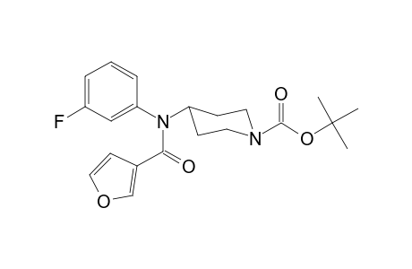 tert-Butyl-4-[(3-fluorophenyl)(furan-3-carbonyl)amino]piperidine-1-carboxylate