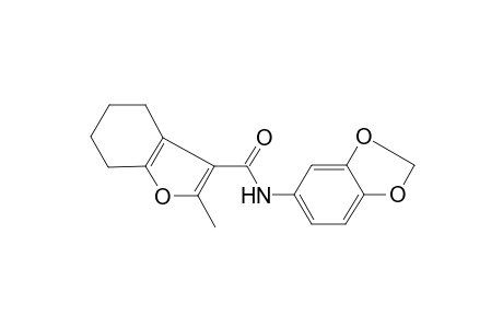 3-benzofurancarboxamide, N-(1,3-benzodioxol-5-yl)-4,5,6,7-tetrahydro-2-methyl-