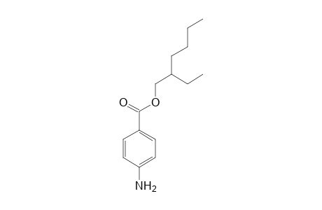 4-Amino-benzoic acid, 2-ethyl-hexyl ester