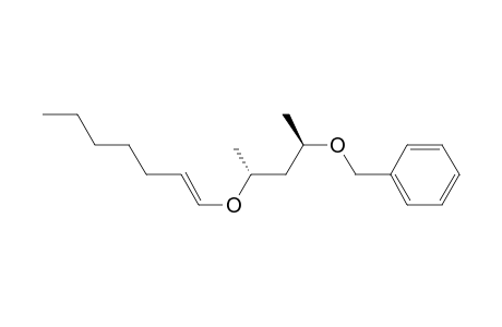 rel-(1'R,3'R)-(E)-1-(3'-(Benzyloxy)-1'-methylbutoxy)-1-heptene