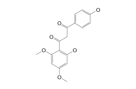 2',BETA,4-TRIHYDROXY-4',6'-DIMETHOXY-CHALCONE;NATURAL-PRODUCT;2',4-DIHYDROXY-4',6'-DIMETHOXYDIBENZOYLMETHANE